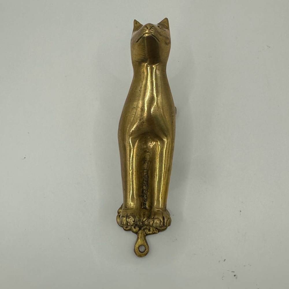 Brass Handicraft Cat Door Handle/Gate Pul. Handmade